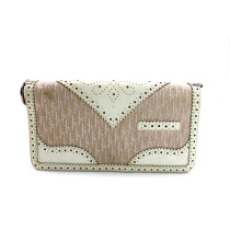 Dior Romantique Trotter Tela Rosa e Bianca