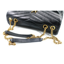 Saint Laurent Lou Lou Medium Pelle Nera