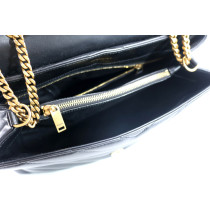 Saint Laurent Lou Lou Medium Pelle Nera