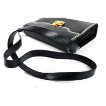 Gucci Lady Lock Vintage Pelle Blu Scuro