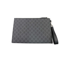 Gucci Pochette Bestiary King Snake GG Nero