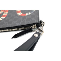 Gucci Pochette Bestiary King Snake GG Nero