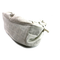 Fendi Tracolla Tela e Pelle Bianca