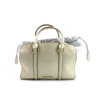 Burberry Shopping Pelle Bianca