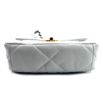 Chanel 19 Pelle Bianca