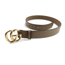 Gucci Cintura Pelle Beige