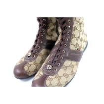 Gucci Stivali GG Marrone e Beige