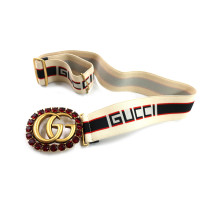 Gucci Cintura Tela Bianca