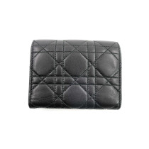 Portefeuille Dior Cuir Noir