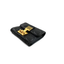 Portefeuille Dior Cuir Noir