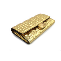 Fendi Portafoglio Pelle Oro