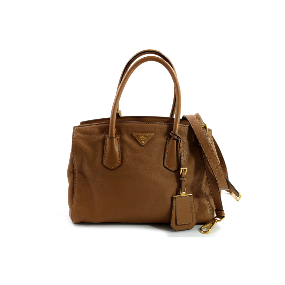 Prada Shopping Pelle Marrone