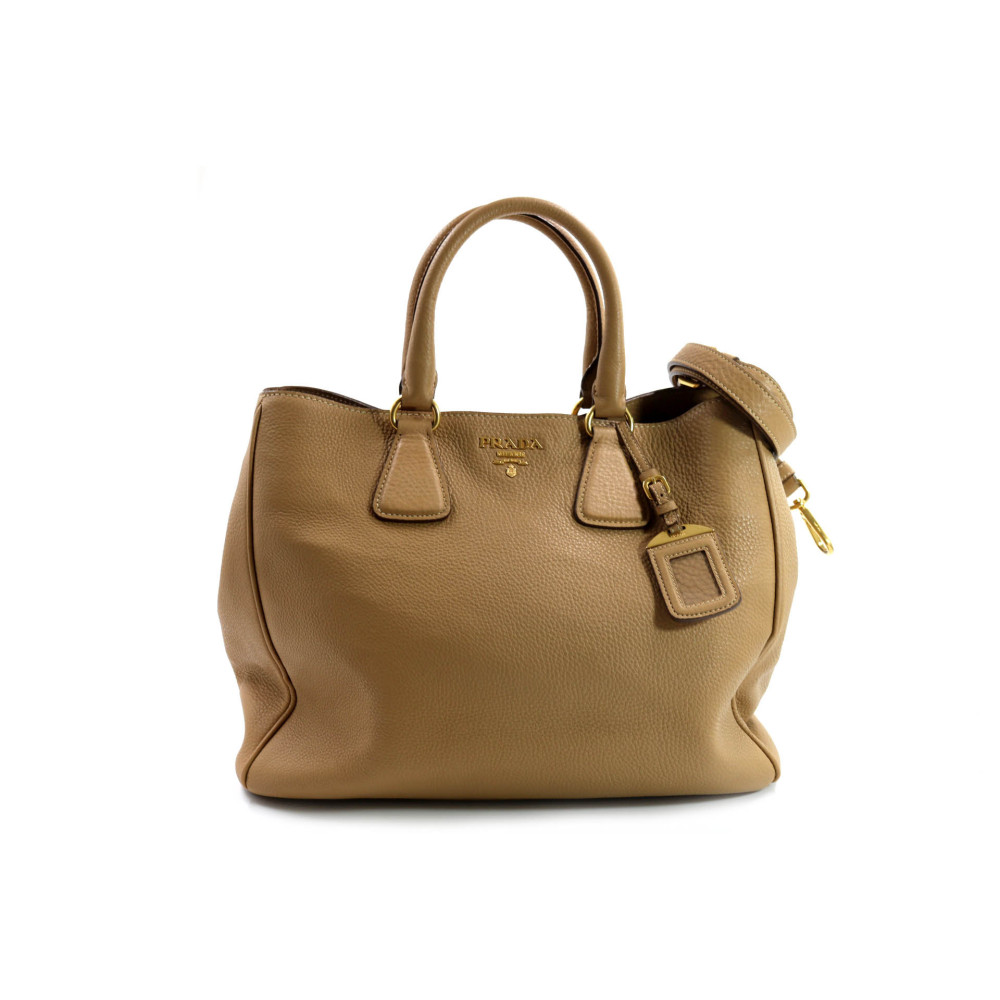 Prada Shopping Pelle Marrone Chiaro