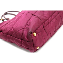 Prada Shopping Tela e Vernis Bordeaux