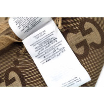 Gucci Scialle Seta e Cotone Marrone