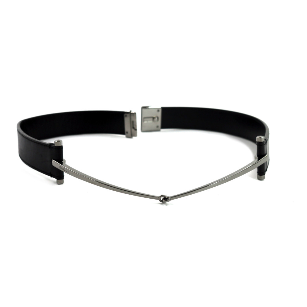 Gucci Cintura Pelle Nera