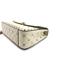 Valentino Spike Media Pelle Light Ivory