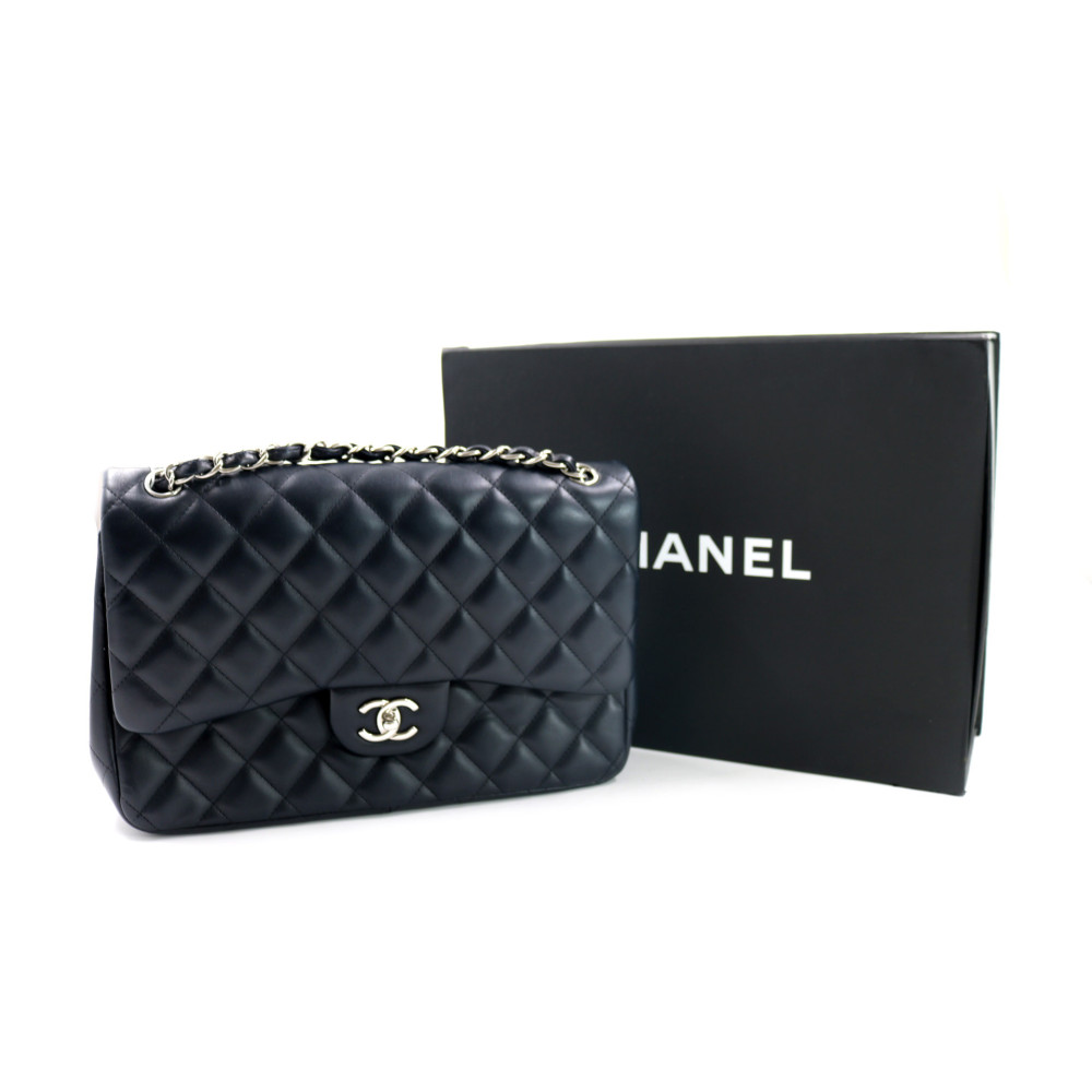 Chanel Jumbo Pelle Blu