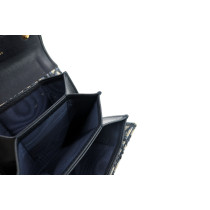 Dior Portafoglio Tela Blu