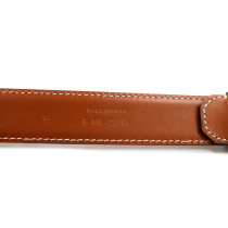Celine Triomphe Belt 85 Brown Leather