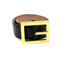 Gucci Cintura Struzzo Marrone