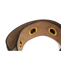 Gucci Cintura Struzzo Marrone