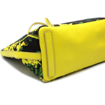 Dolce & Gabbana Shopping Tela Nera e Gialla