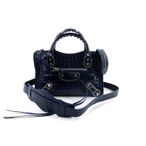 Balenciaga City Pelle Blu