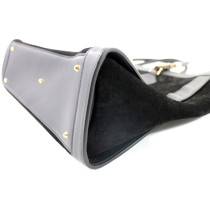 Gucci Shopping Bamboo Tote Pelle Scamosciata Nera