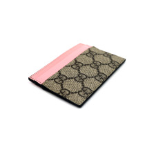 Gucci Portacarte GG Beige e Rosa