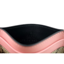 Gucci Portacarte GG Beige e Rosa