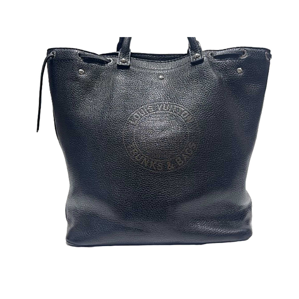 Louis Vuitton Tote Bag Shopping Pelle Nera