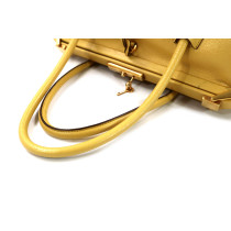 Prada Shopping Pelle Gialla