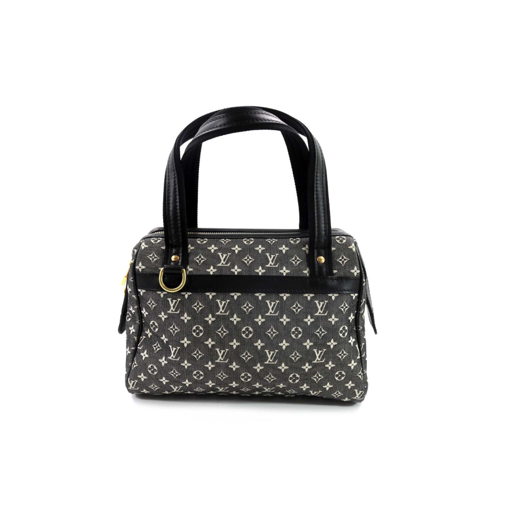 Louis Vuitton Josephine Mini Lin Nero Grigio