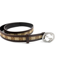 Gucci Cintura GG Beige