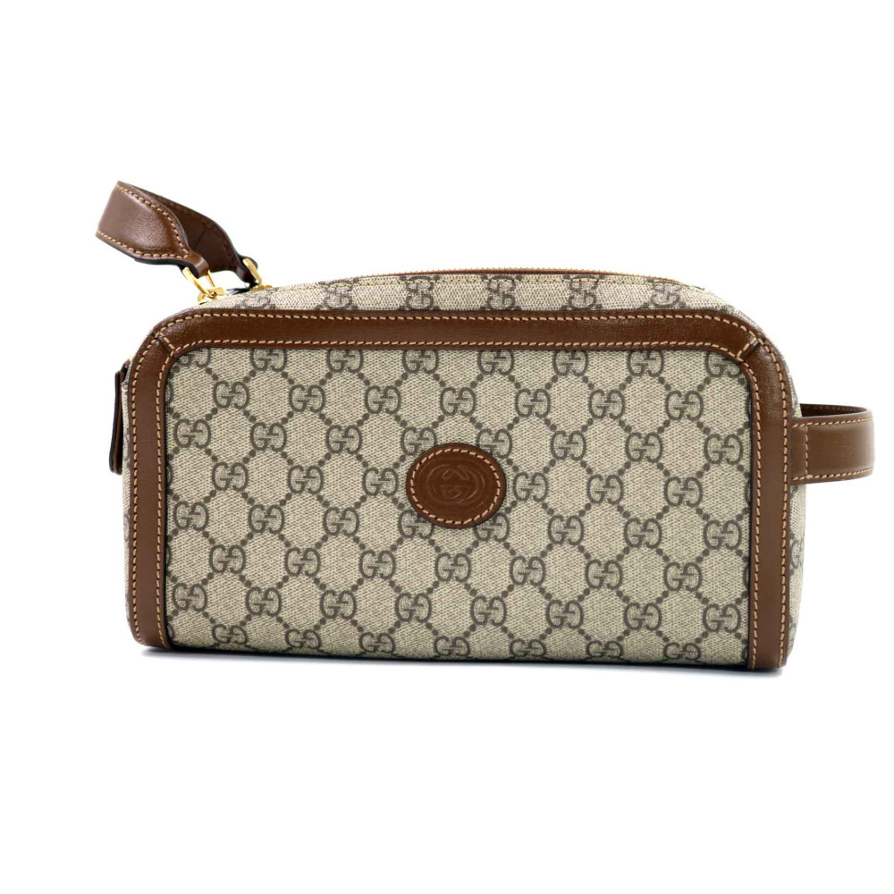 Gucci Tot Case GG Supreme Beige