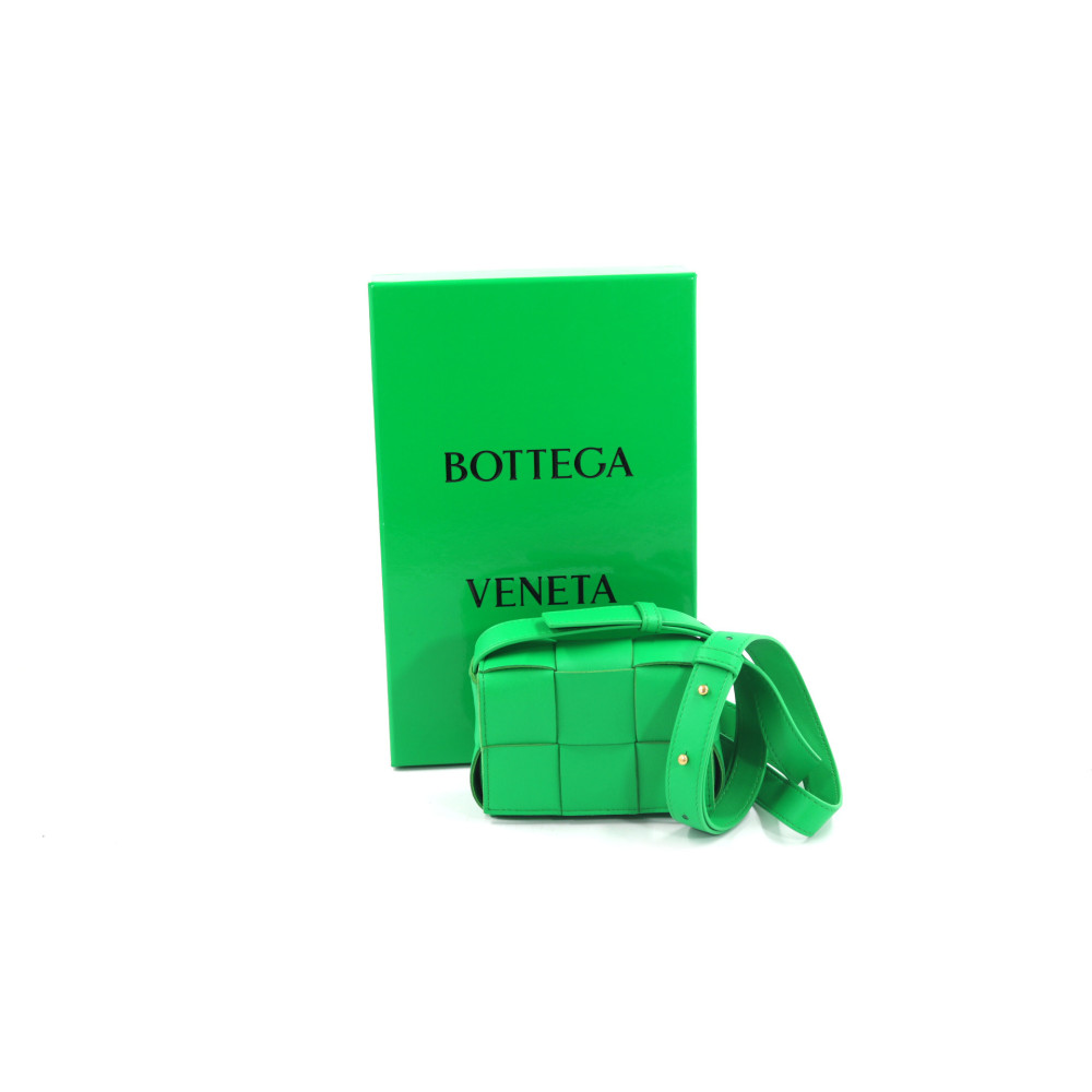Bottega Veneta Candy Cassette Pelle Verde