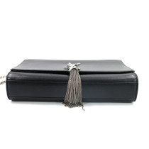 Saint Laurent Kate Media Tassel Pelle Nera