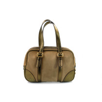 Prada Boston Bag Taupe Marrone