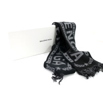 Balenciaga Sciarpa Football Scarf  Tessuto Nero