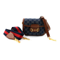 Gucci Horsebit 1955 Denim Blue
