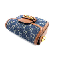 Gucci Horsebit 1955 Denim Bleu