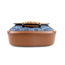 Gucci Horsebit 1955 Denim Blau