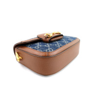 Gucci Horsebit 1955 Denim Blu