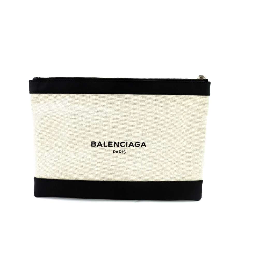 Balenciaga Portadocumenti Tela Panna