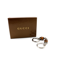 Gucci Portachiavi Bamboo Metallo Argento