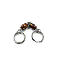 Gucci Portachiavi Bamboo Metallo Argento