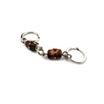 Gucci Portachiavi Bamboo Metallo Argento