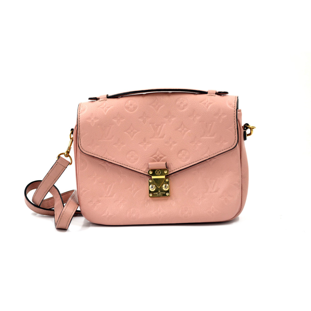 Louis Vuitton Metis Rosa Leder
