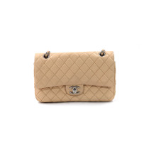 Chanel Timeless Media Pelle Beige